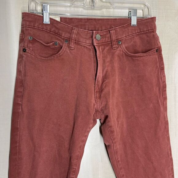 Abercrombie and Fitch red rust color skinny jeans,‎ size 29 - Picture 8 of 16